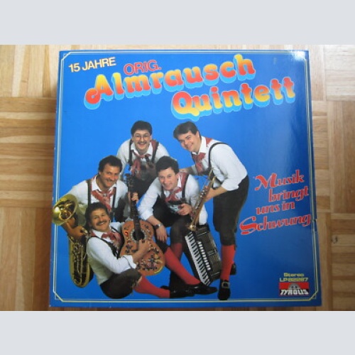 LP / ALMRAUSCH QUINTETT - MUSIK BRINGT UNS    /  TYROLIS   AUSTRIA / RARITÄT /
