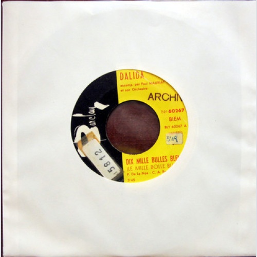 Single / DALIDA / SCHLAGER / RARITÄT / BARCLAY / 1961 /
