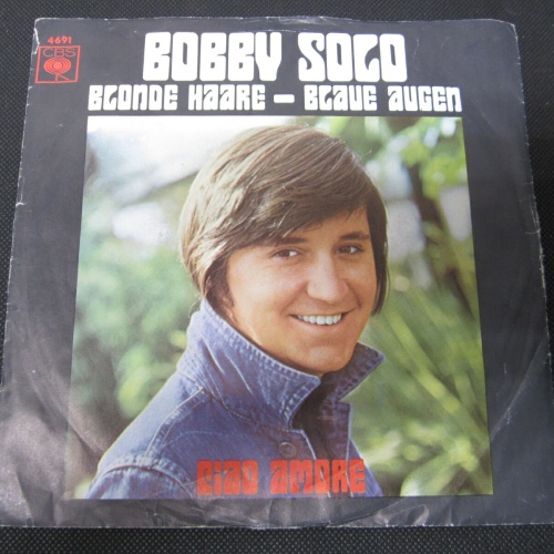 Single /  Bobby Solo – Blonde Haare, Blaue Augen   / DE PRESS-RAR /