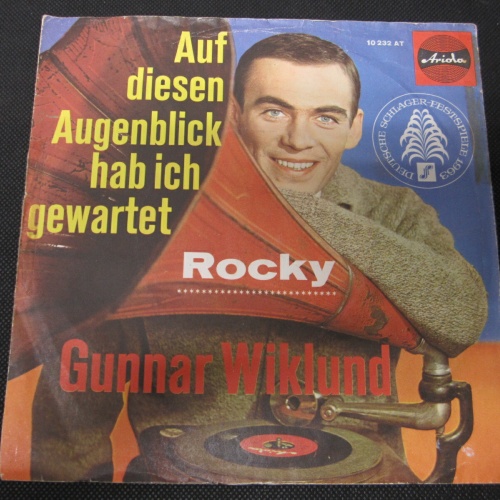 Single /  Gunnar Wiklund – Auf Diesen Augenblick Hab    / DE PRESS-RAR /