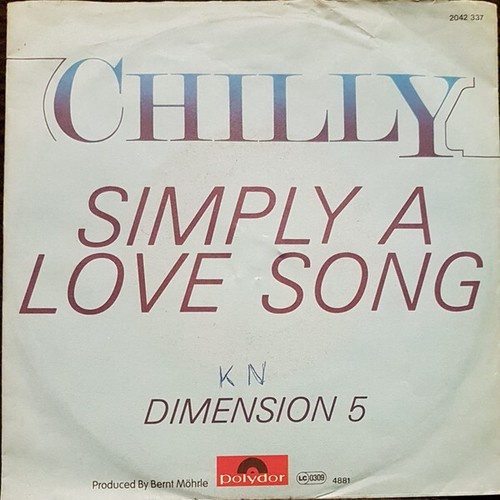 Chilly - Simply A Love Song (7", Single)