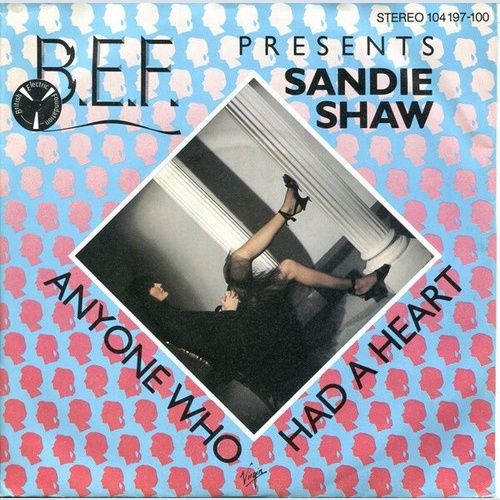 B.E.F.* Presents Sandie Shaw - Anyone Who Had A Heart (7", Single)