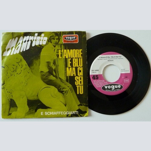 Maurizio Arcieri - L'Amore E Blu Ma Ci Sei Tu (7", Single)