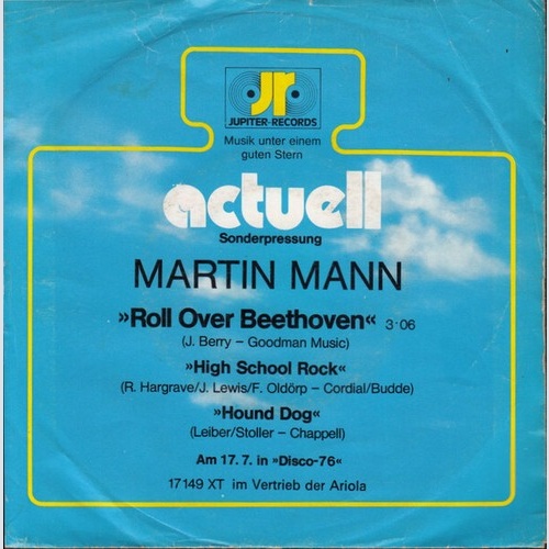 Martin Mann - Roll Over Beethoven (7", S/Sided, Single, Promo)