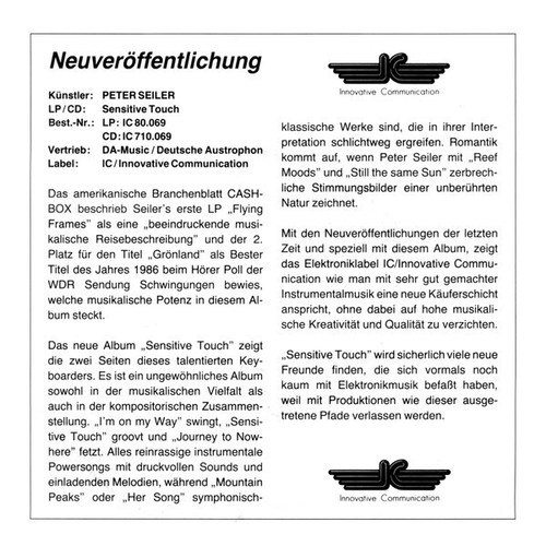 Peter Seiler, Megabyte (3) - I'm On My Way / Powerplay (7", Promo)