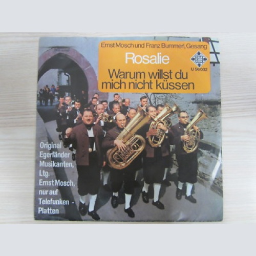 Single / DIE ORIGINAL EGERLÄNDER MUSIKANTEN ERNST MOSCH / RARITÄT /
