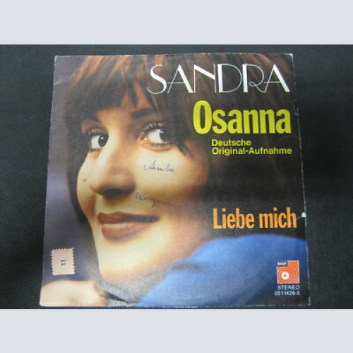 Single /  Sandra  – Osanna  /  DE  PRESS /