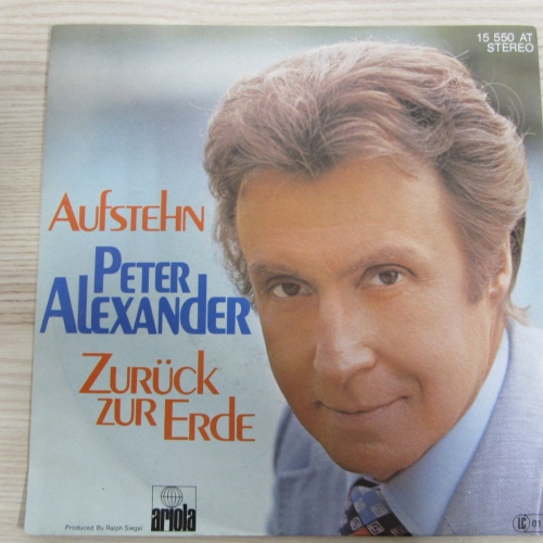 Single /  Peter Alexander ?– Aufstehn / DE  PRESSUNG / RARITÄT /