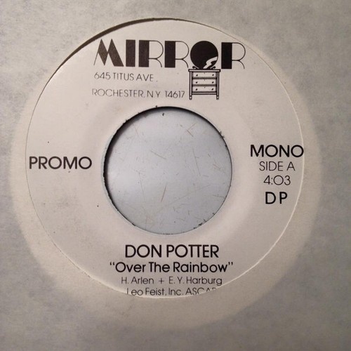Don Potter - Over The Rainbow (7", Promo)