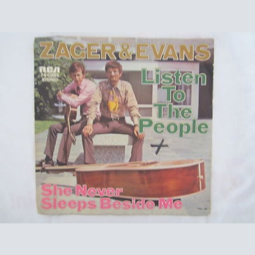 Single / ZAGER & EVANS / LISTEN TO THE PEOPLE / RARITÄT /