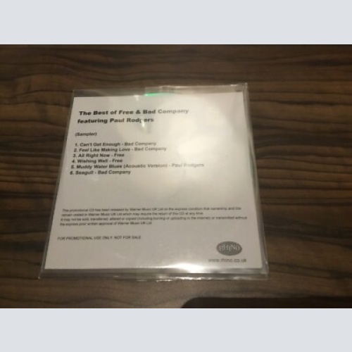 CD / FREE & BAD COMPANY -  BEST OF  / PAUL RODGERS  / PROMO COPY / RARITÄT /