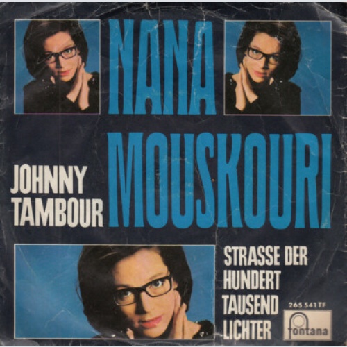Nana Mouskouri - Johnny Tambour (7", Single, Mono)