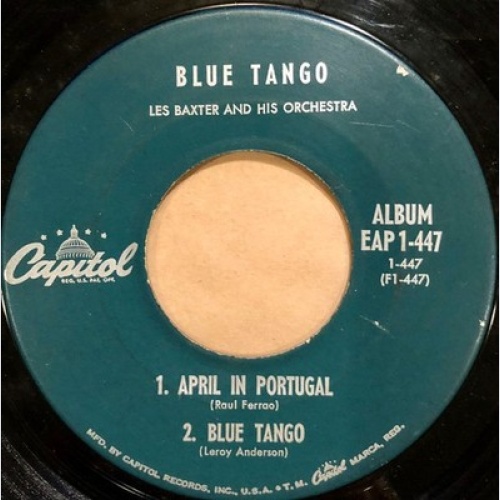 Les Baxter And His Orchestra* - Blue Tango (7", EP)