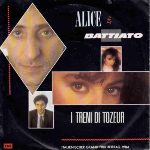 Alice (4) & Battiato* - I Treni Di Tozeur (7", Single)