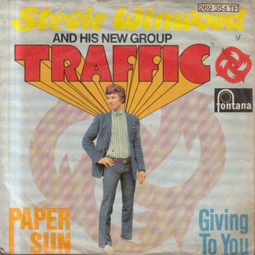 Steve Winwood And His New Group Traffic - Paper Sun (7", Single, Mono)