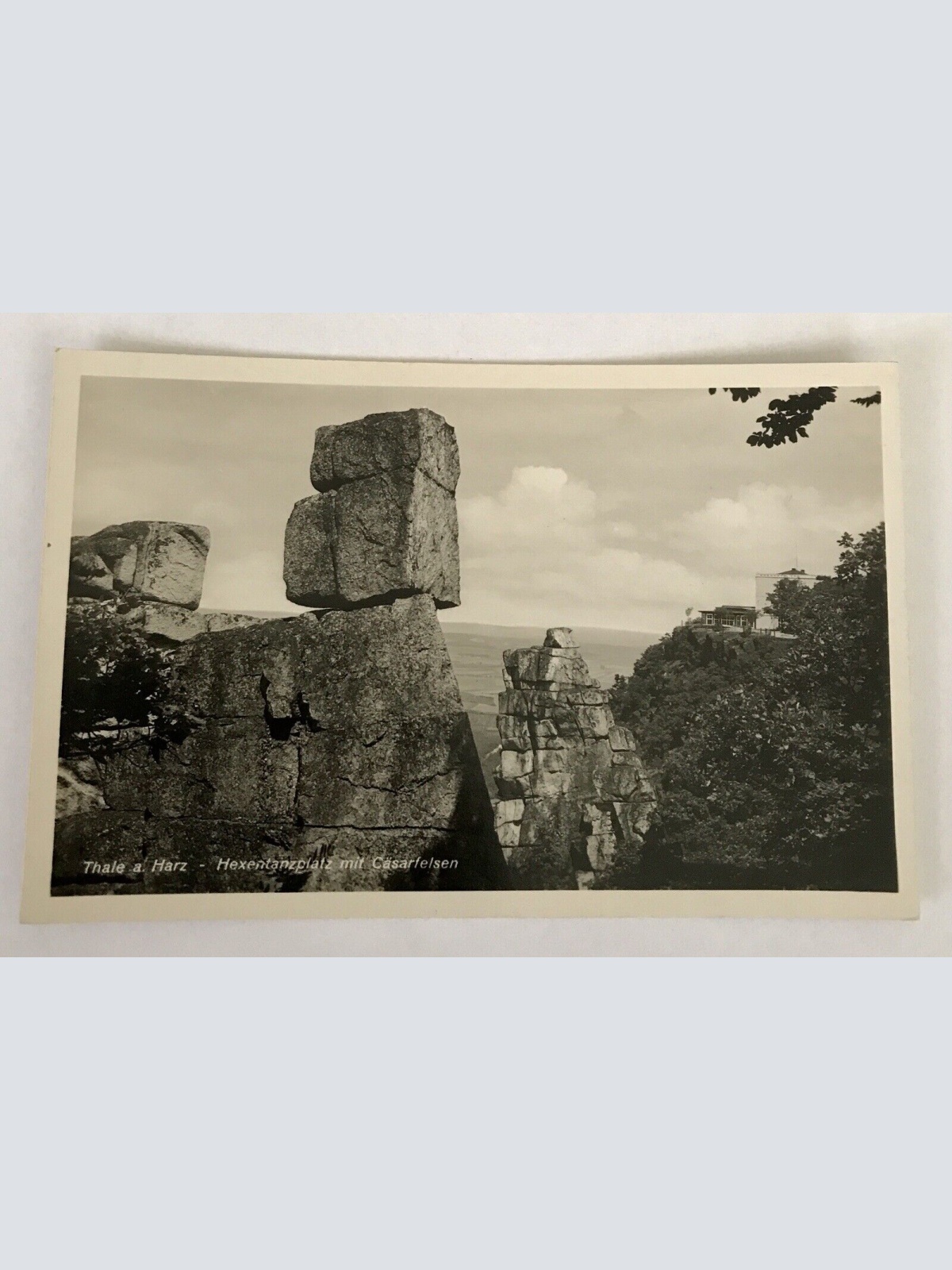 ansichtskarten, Thale an d. Harz, Hexentanzplatz mit Cäsarfelsen (40037 BW)