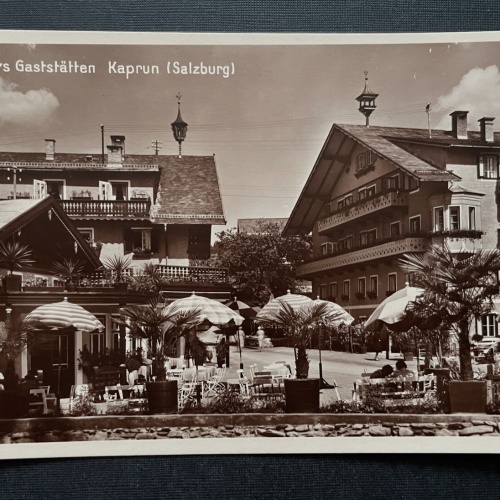 Orgler's Gaststätten Kaprun Gasthaus Schirm Palme Salzburg Österreich 400479 F