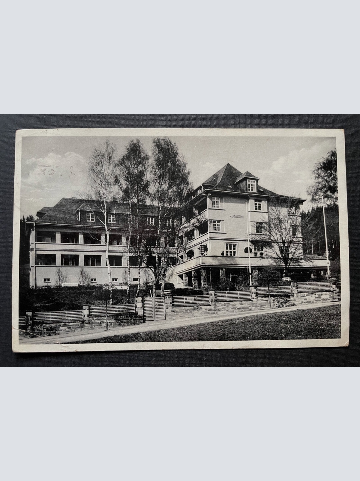 Kurheim Reichsbahn Bad Elster Gebäude Haus Sachsen Deutschland 402179 TH A