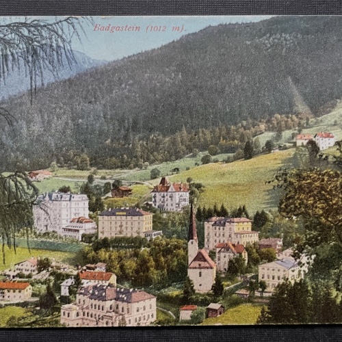 Bad Gastein Ort Stadt Berg Gebirge 1012m Salzburg Österreich 402185 TH A