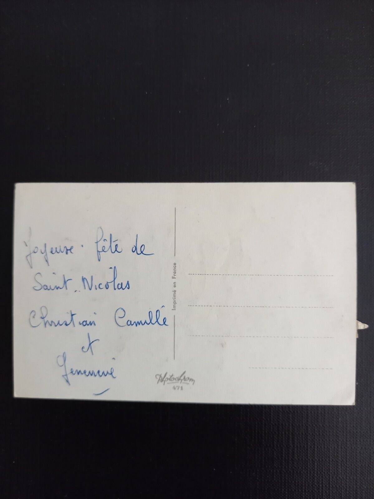 Ansichtskarte Blumenstrauß 400470 gr