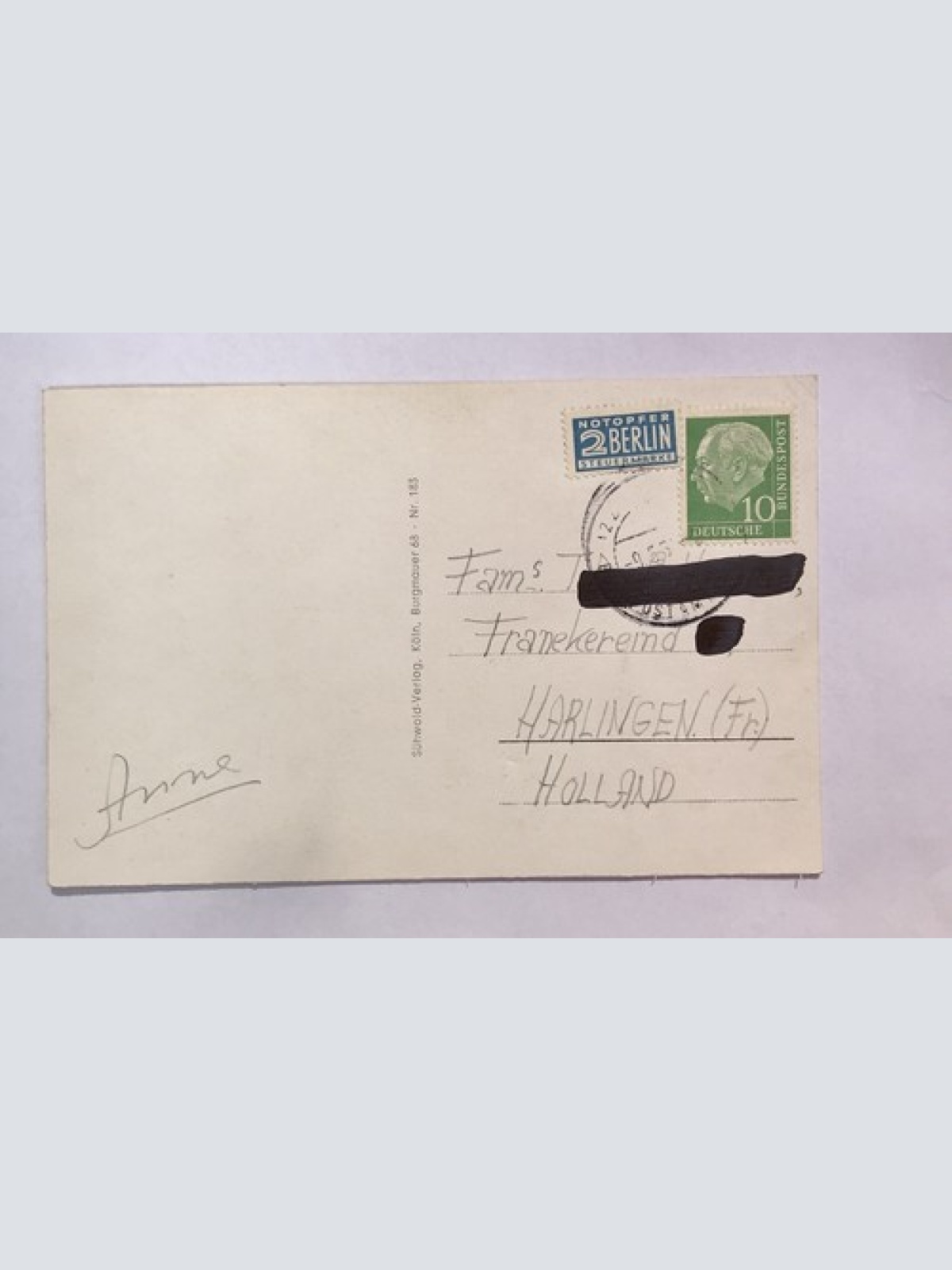 AK, Nord Rhein Westfalen, Köln, Rhein, Luftbild, Stadt (40023 BW)