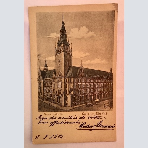 AK, Elberfeld, Rathaus, NRW (40027 BW) A