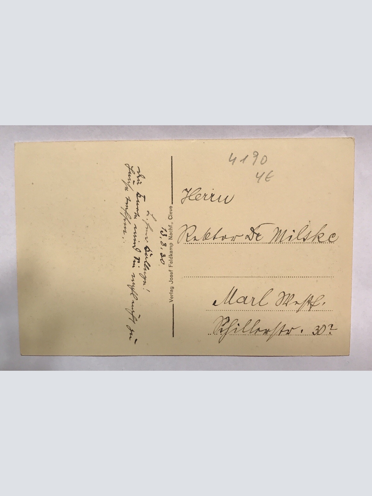 Ak, Nord Rhein Westfalen, Schwanenburg, Bad Cleve (40020 BW)