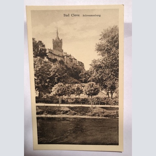 Ak, Nord Rhein Westfalen, Schwanenburg, Bad Cleve (40020 BW)