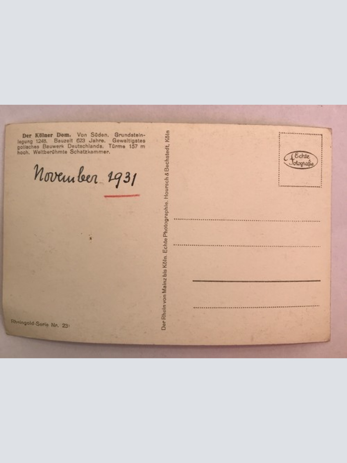 AK, Köln, Dom Vom Süden (40069 BW)