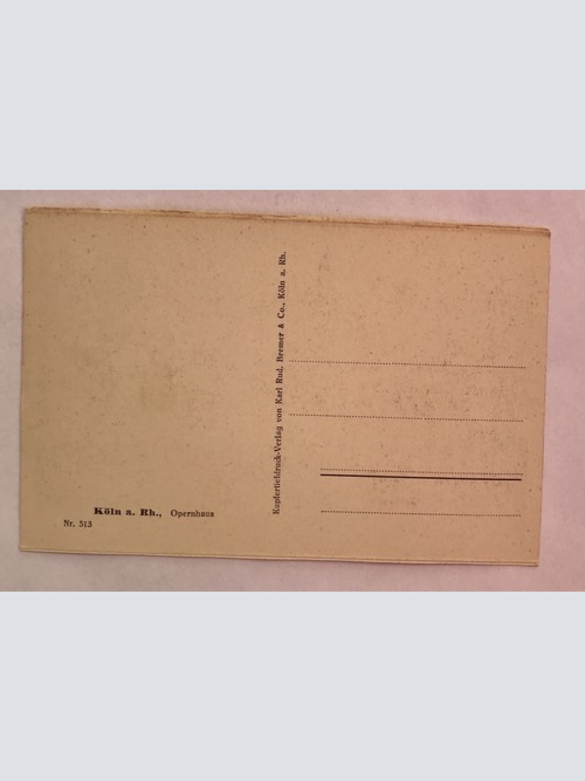 AK, NRW, Köln, Opernhaus (40068 BW)