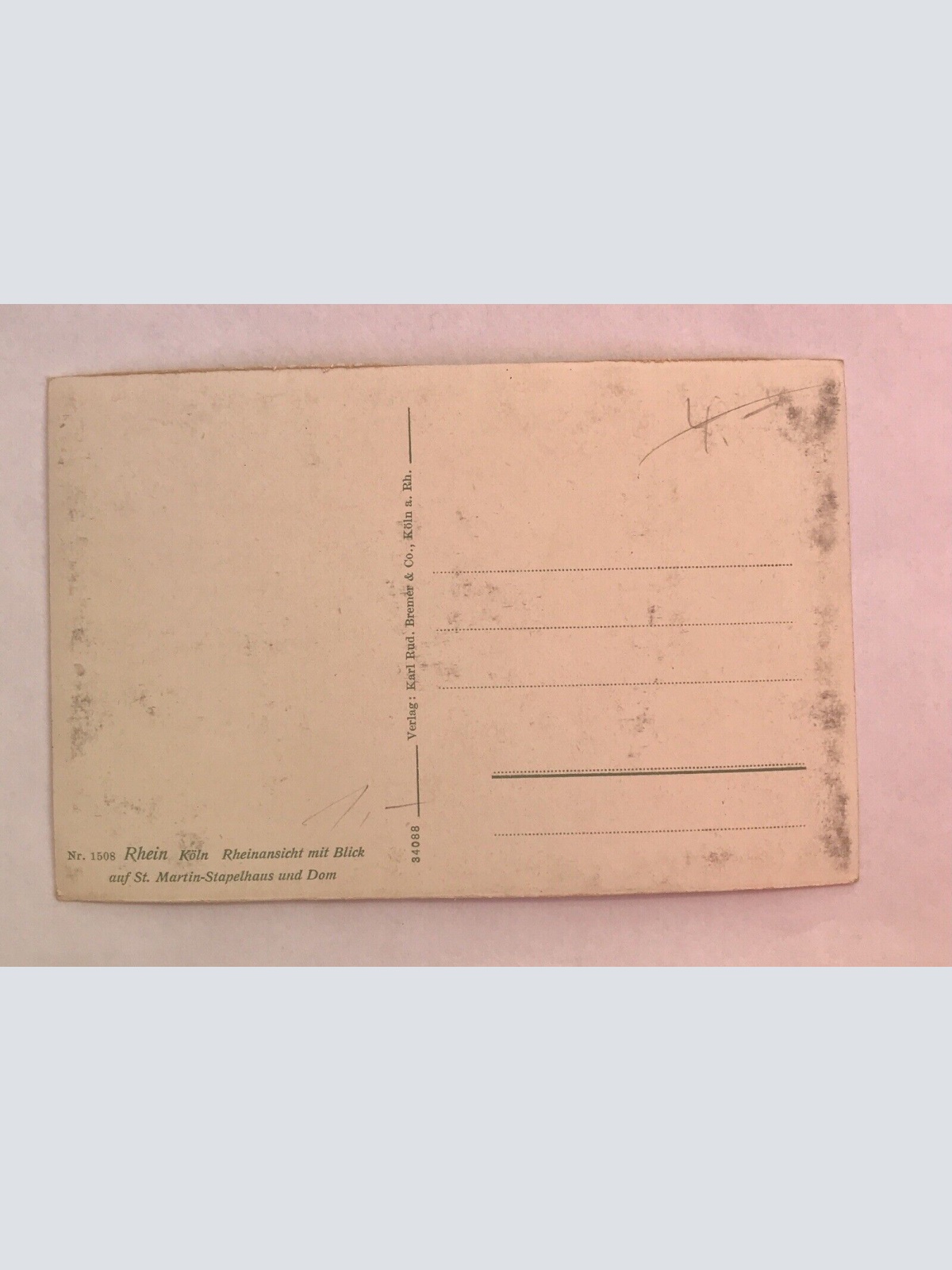 AK, NRW, Köln, Rheinansicht (40067 BW)