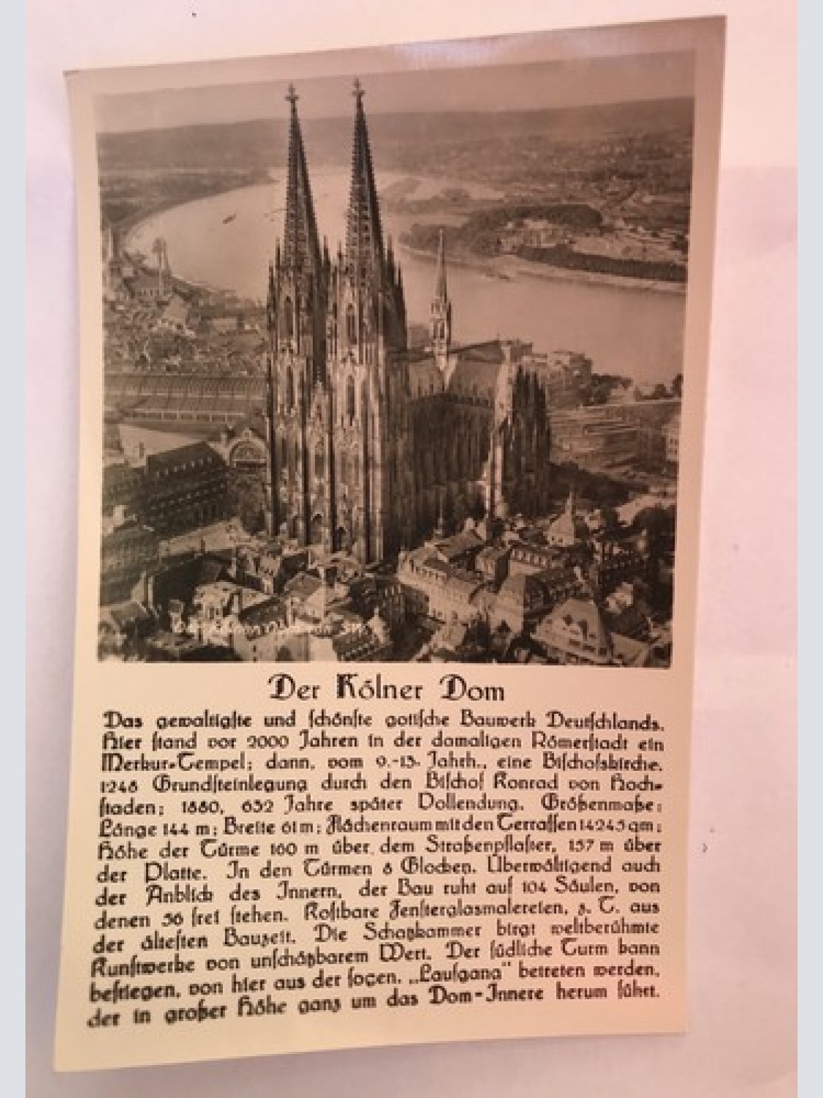 AK, Kölner Dom, Bauwerk (40065 BW)