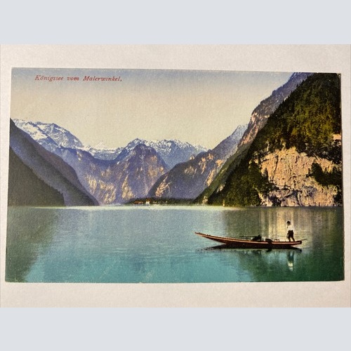 Königssee vom Malerwinkel, Boot 400567 AH A