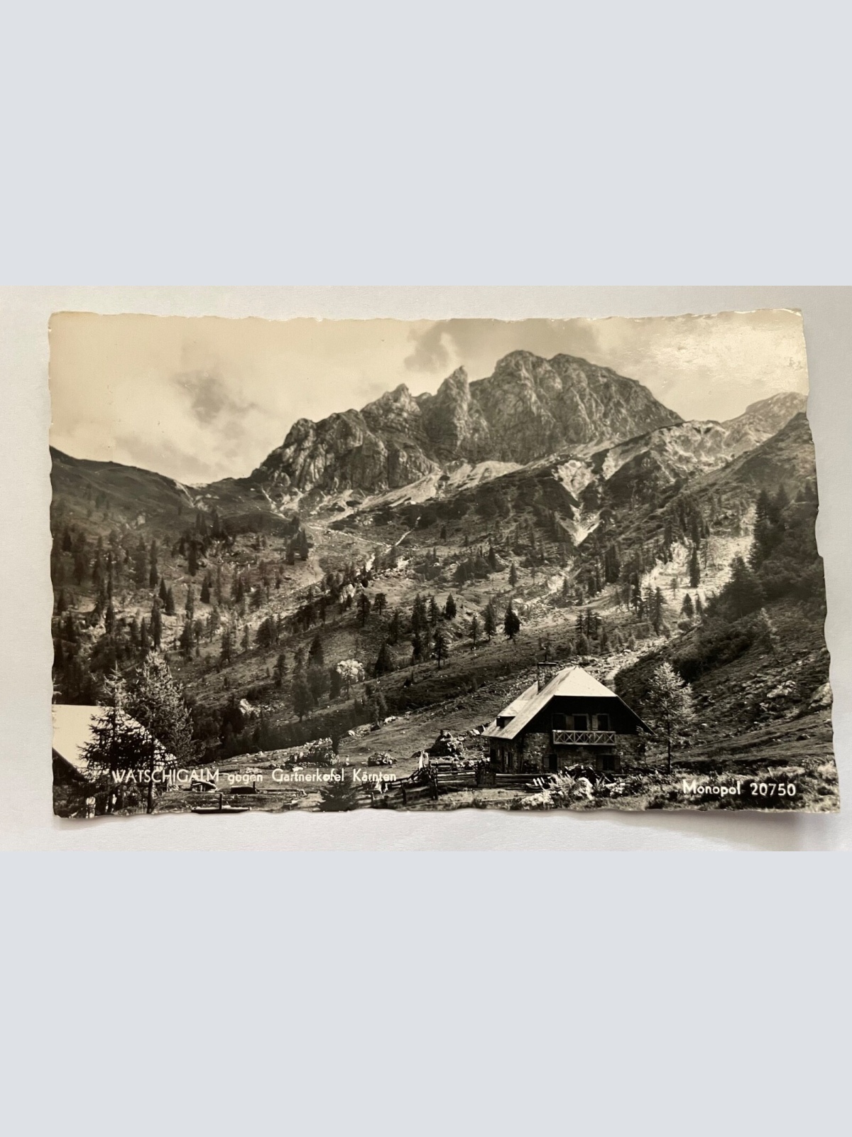 Watschigalm Gegen Gartnerkofel Kärnten Berg Gebäude Österreich 8473 K TH