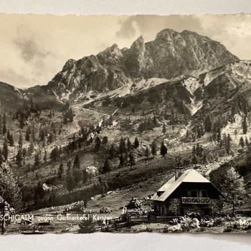 Watschigalm Gegen Gartnerkofel Kärnten Berg Gebäude Österreich 8473 K TH