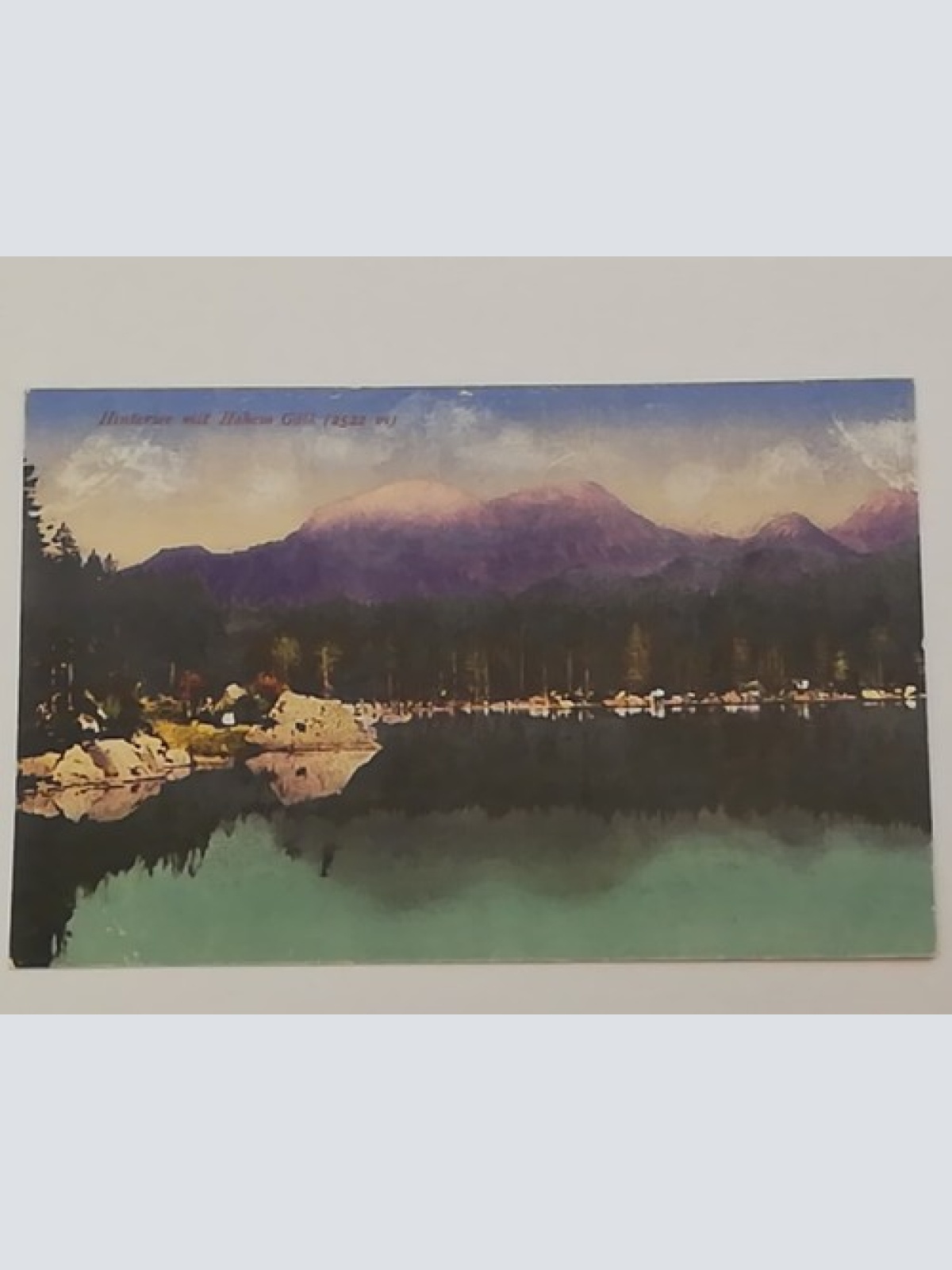 Salzburg Hintersee Hoher Göll See Berg 600310A tl