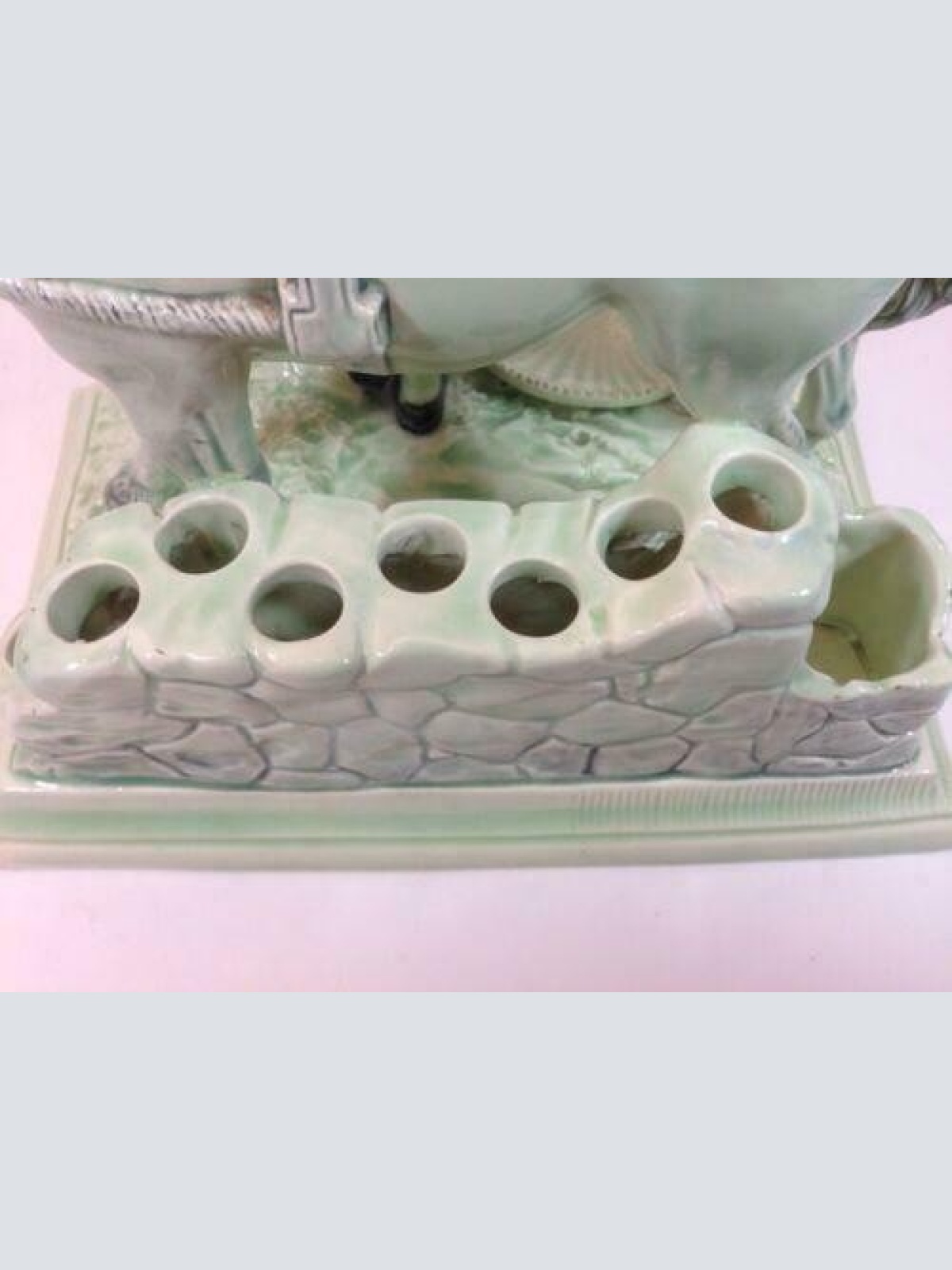 Eichwald Figur Knabe mit Pferd Horse  19 Jhdt. 12554