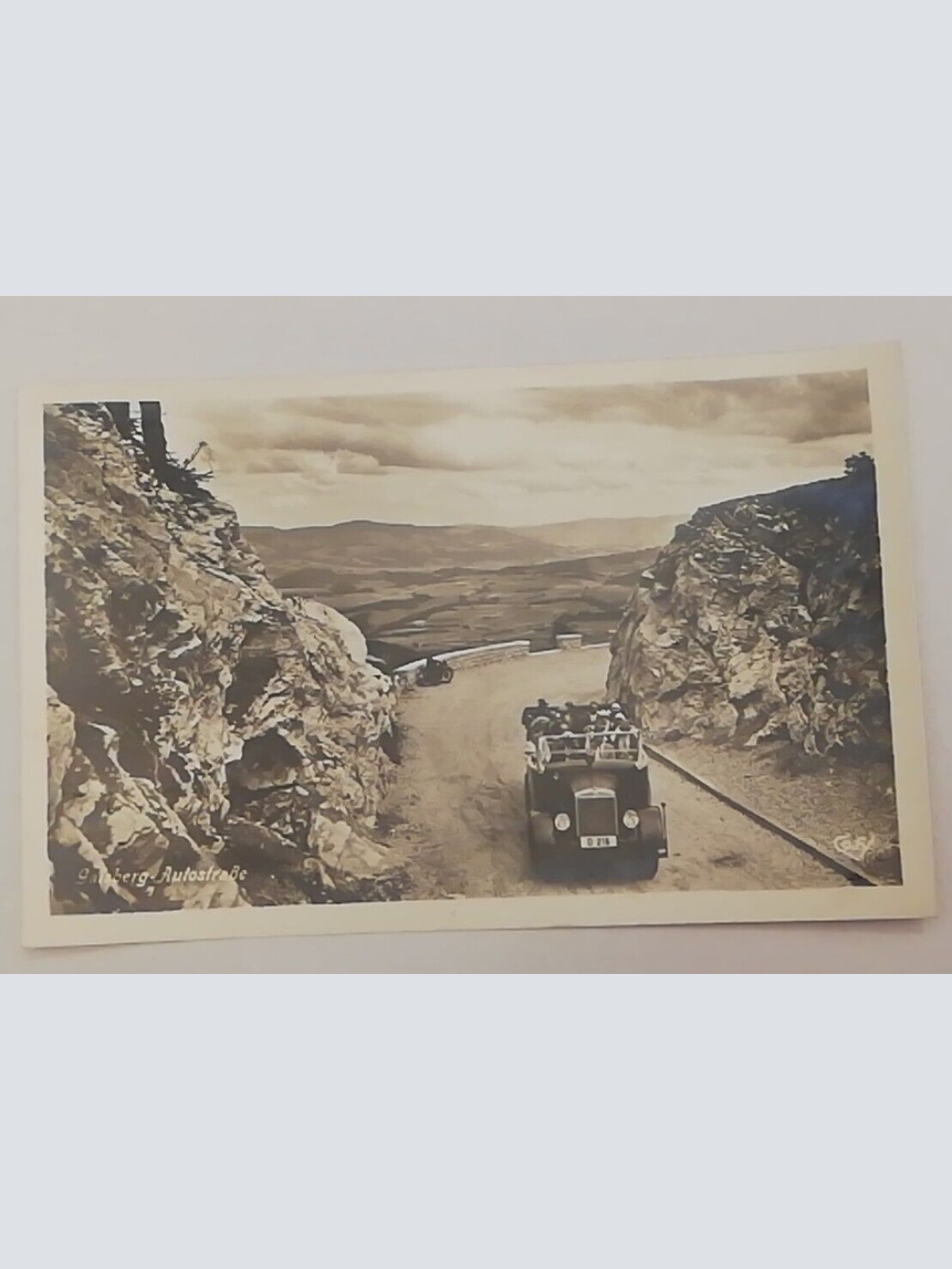 Salzburg Gaisberg Autostraße Auto Automobil Nockstein Gipfel Felsen 600283A tl