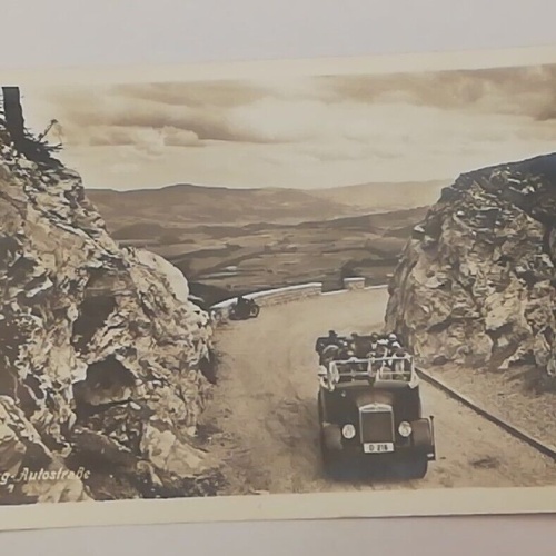 Salzburg Gaisberg Autostraße Auto Automobil Nockstein Gipfel Felsen 600283A tl