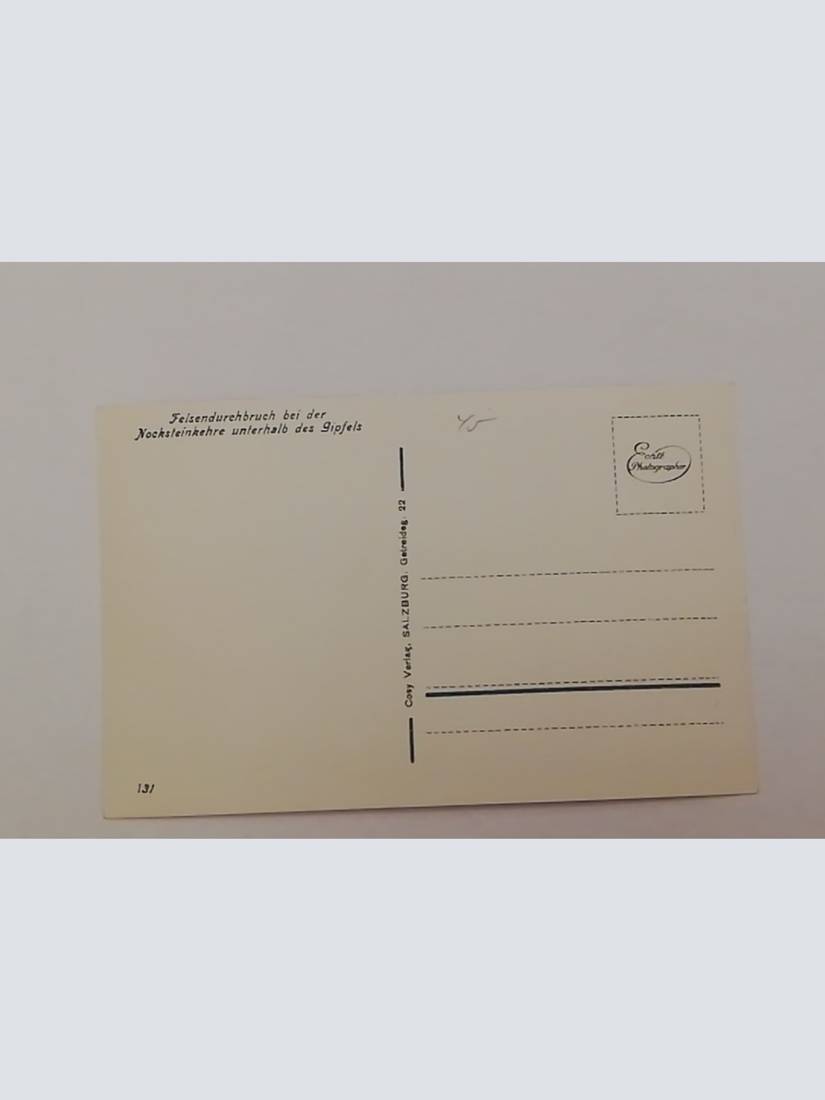 Salzburg Gaisberg Autostraße Auto Automobil Nockstein Gipfel Felsen 600283A tl