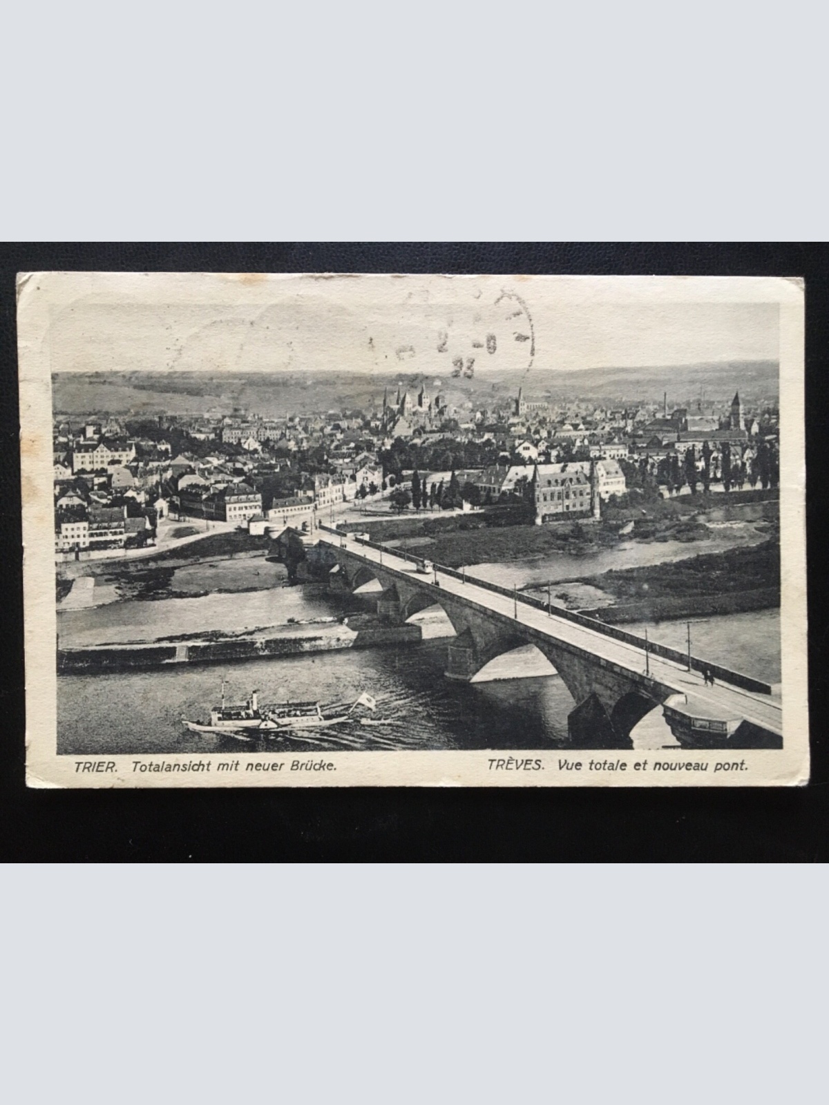 Trier - Totalansicht mit neuer Brücke - Treves 180102 TH