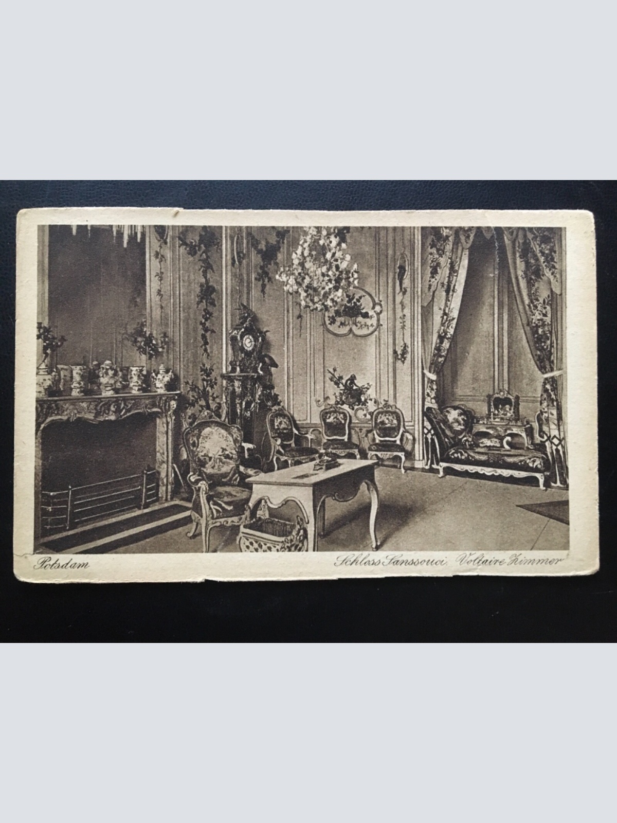 Potsdam - Schloss Sanssouci - Voltaire Zimmer 180117 TH