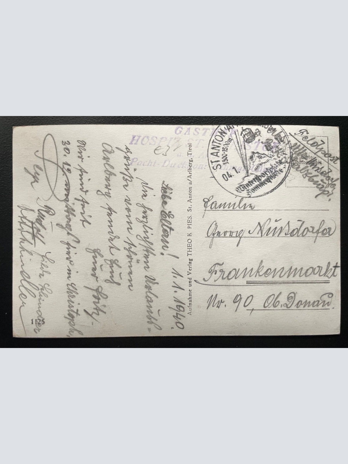 St. Christoph Berg Gebirge Kirche Schnee Winter Tirol Österreich 600152A TH D