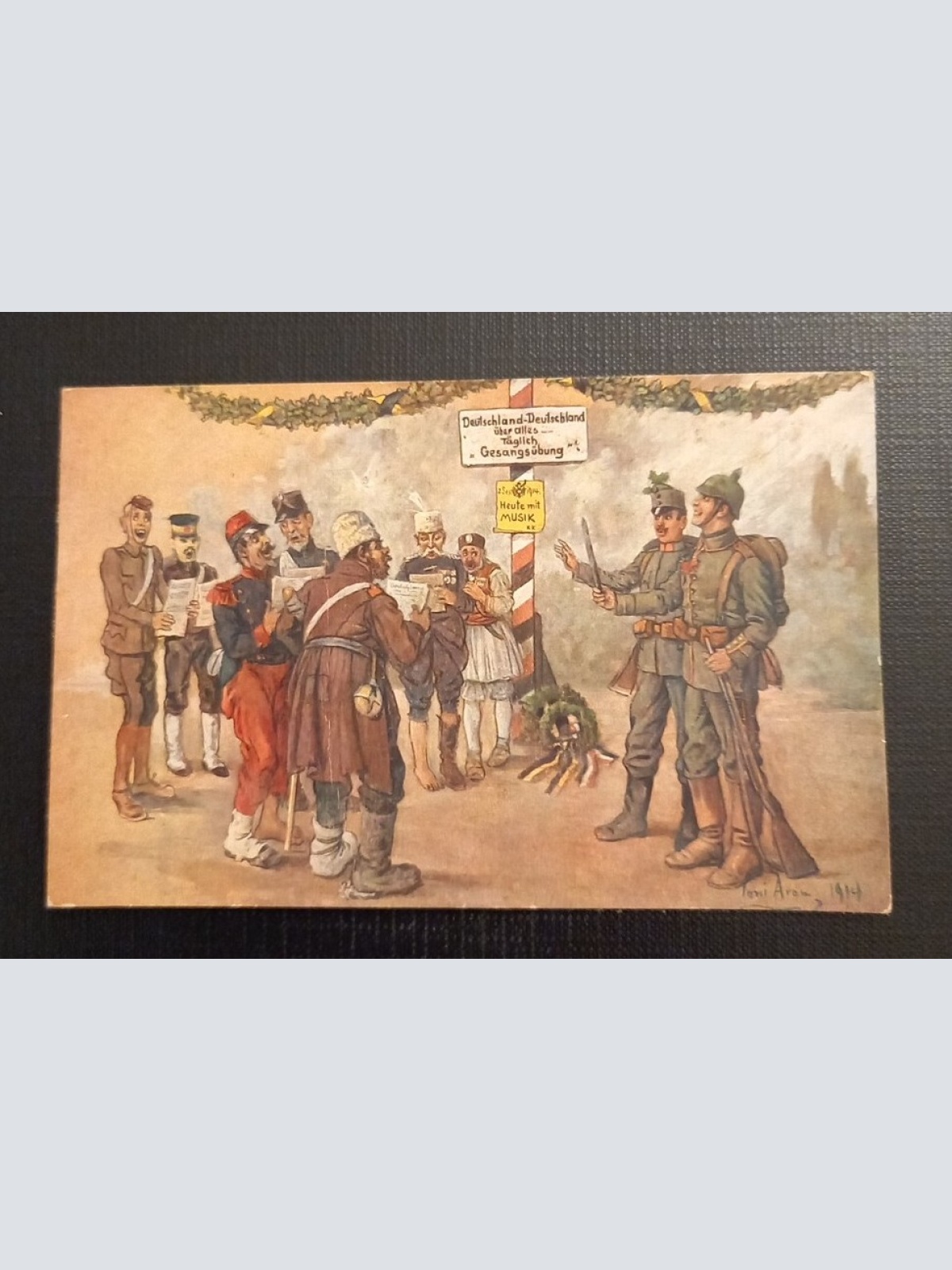 Heute Mit Musik Singende Soldaten Ga