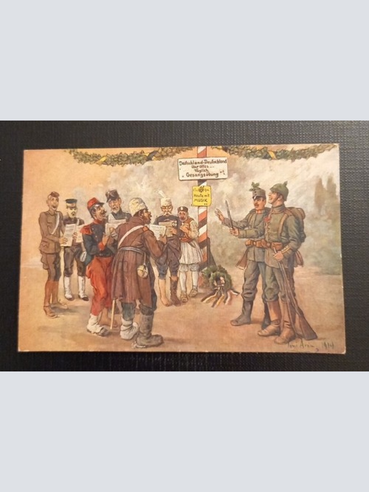 Heute Mit Musik Singende Soldaten Ga