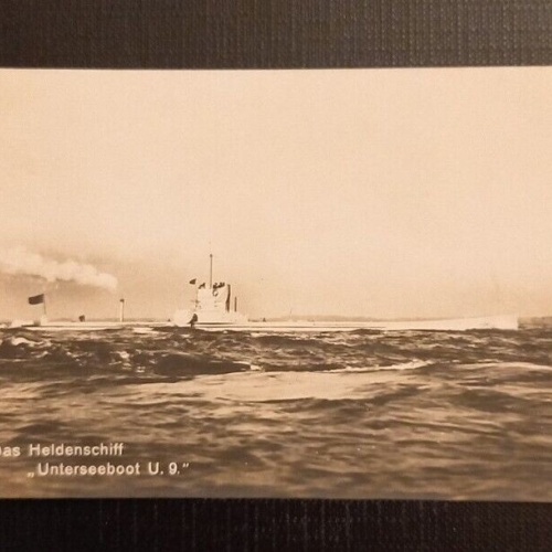 AK Das Heldenschiff Unterseeboot U.9. Ga