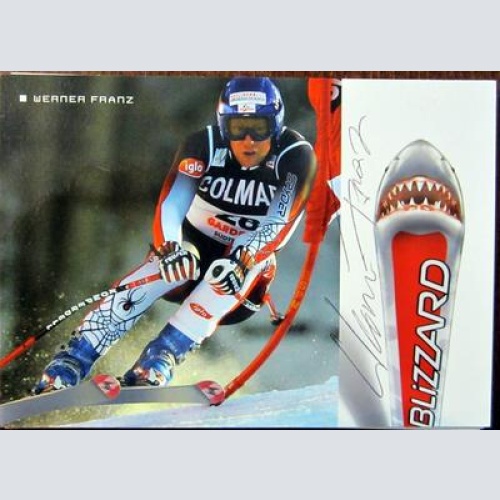Werner Franz - AUTOGRAMM- KARTE- ORIG. AUTOGRAMM