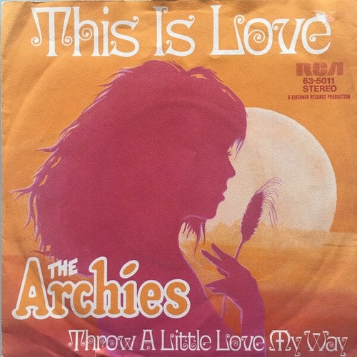 The Archies - This Is Love (7", Single, Promo)