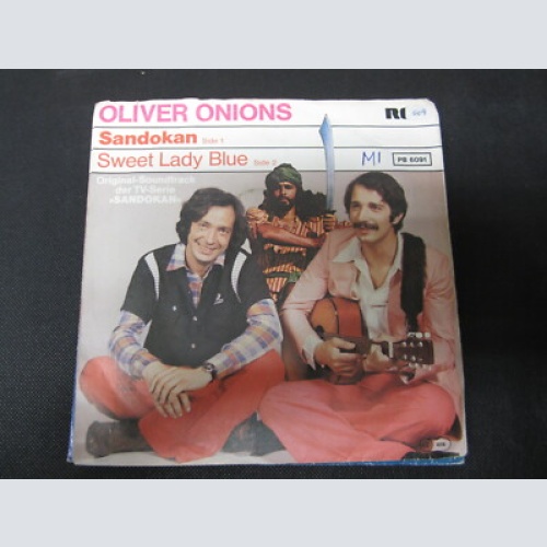 Single /  Oliver Onions ‎– Sandokan  / DE PRESS /