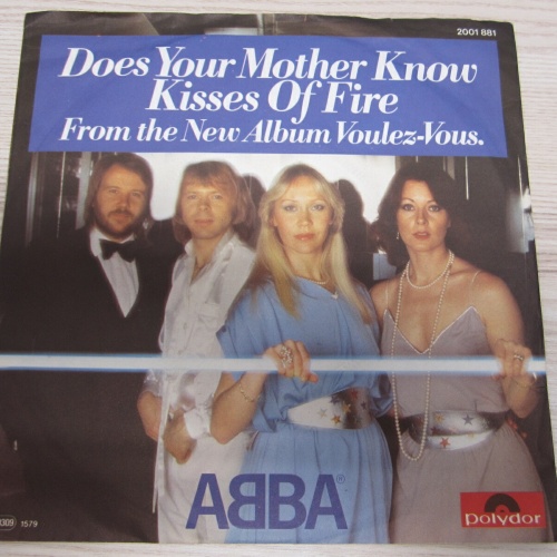 Single /   ABBA ?– Does Your Mother Know   / DE  PRESS / RAR /